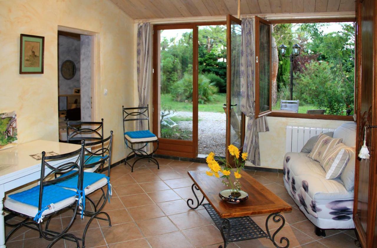 Gite Derriere Les Oliviers -Le Mas De La Cigale Bleue Caumont-sur-Durance Exterior foto